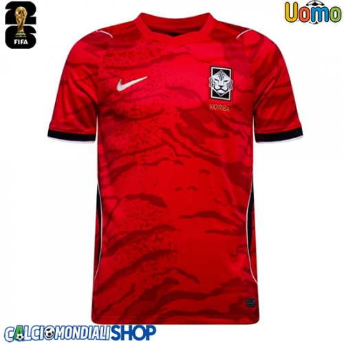 Maglie da calcio Repubblica di Corea Prima Maglia Mondiali 2026  Manica Corta
